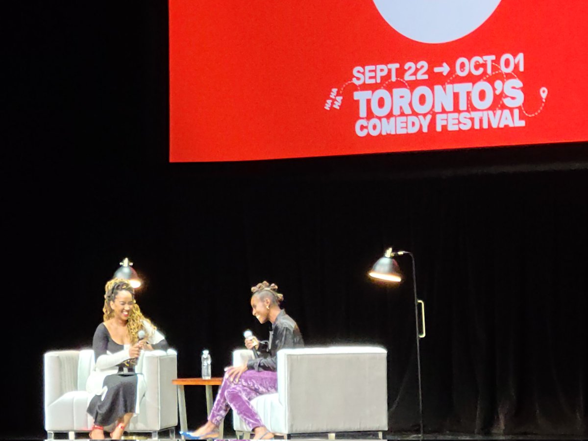 CarrieCnh12's tweet photo. At the #ComedyCon with @T22Nat watching @IssaRae talk to @amanda_parris about her iconic career trajectory from an Awkward Black Girl on YouTube, to multi-media mogul.

#IssaRae https://t.co/0NmBDVCzTm