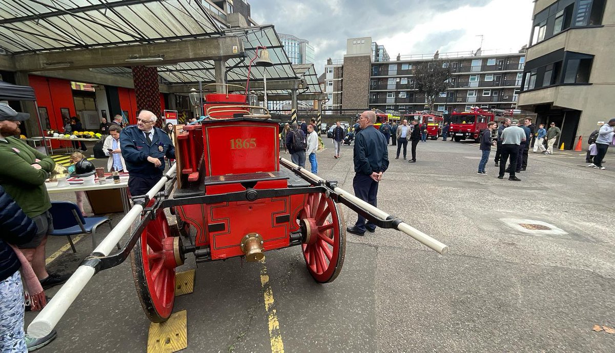 pumphousemuseum's tweet photo. Thank you to the Friends of the London Fire Brigade Museum, London Fire Brigade and everyone who visited for such a great event!

Special thanks to Kyle and Jill for hosting us!

@LFBMuseum @LFB_HACKNEY  @FLFBM2022 
@L_D_F 

#walthamstow #e17 #firefighter #fireengine https://t.co/N5CkDrNbzO