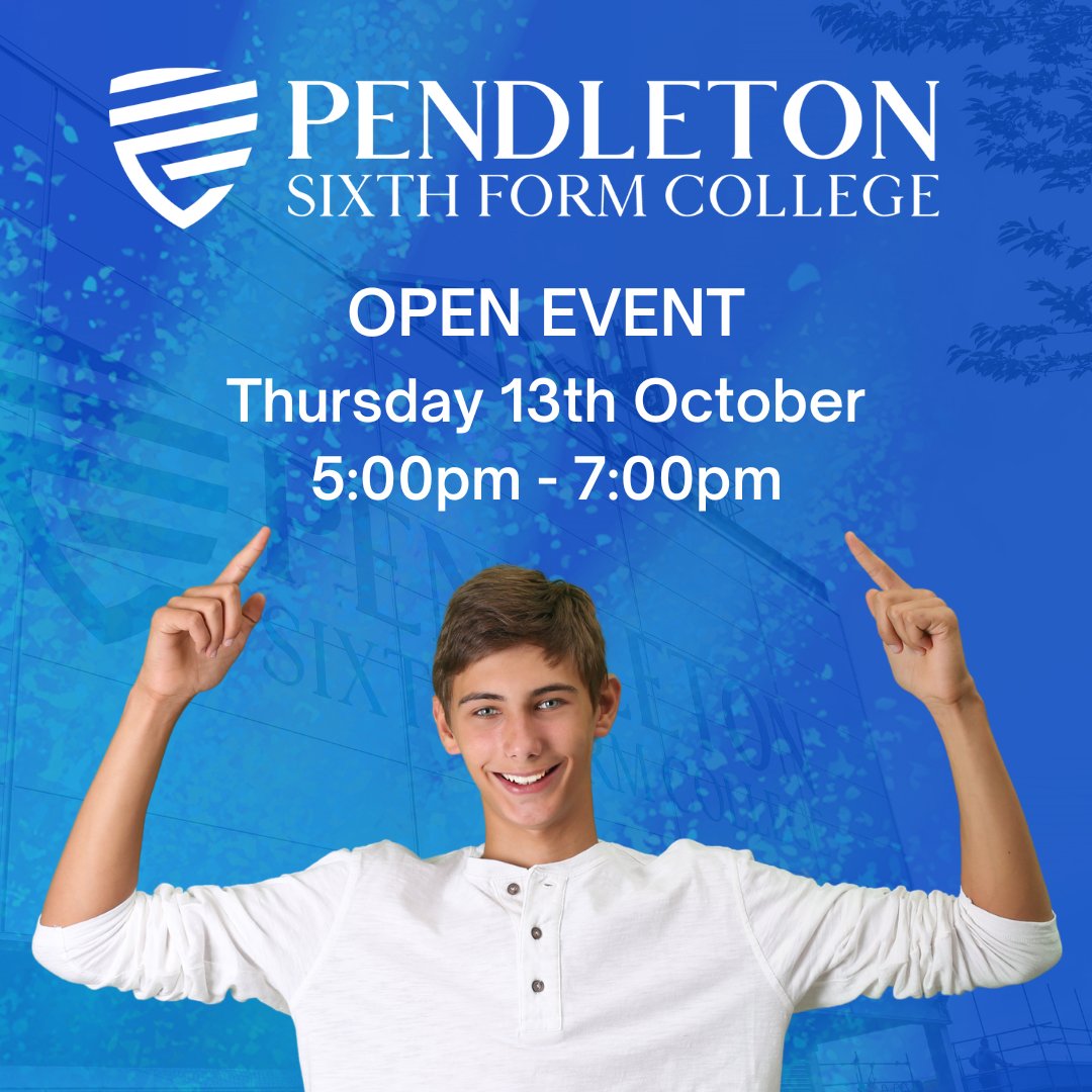 PendSFCollege's tweet photo. Don’t worry if you missed today’s Open Event!
Our next Open Event is on Thursday 13th October from 5:00pm to 7:00pm.
Register now and discover the wide range of courses we offer.
Register at: https://t.co/zqSbF8kQ7X
#OpenEvent #SCCGroup #Salford #College #Manchester https://t.co/U1s55eyuvB