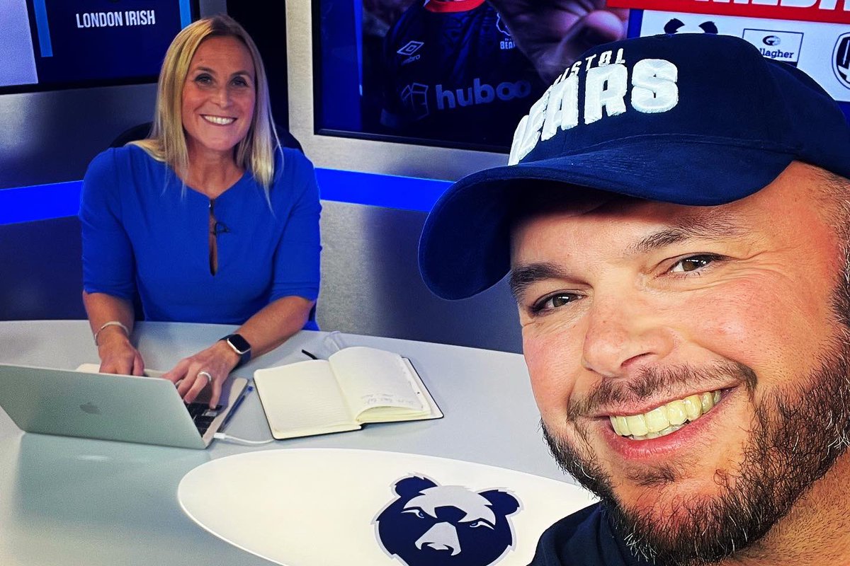 downsyofficial's tweet photo. A great day to be a π»π
π₯πΊπ£π€π£ππ΅βͺοΈ
πΈ 1-3 @reachfeverpitch
@BristolBears #MatchDayPresenter #GallagherPremiership #RugbyUnion https://t.co/a21jcDEaRU