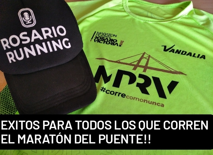 RosarioRunning's tweet photo. EXITOS EN TU #MPRV!!
Vuelve el Maratón del Puente y con miles de corredores de toda la Argentina!
Nosotros vamos a estar realizando la animación y conducción de la carrera, alentando a cada uno de ustedes!
Nos vemos mañana!
A disfrutar cada km!
A disfrutar la vida!!
🤙🤙 https://t.co/OqK65KZ2qn