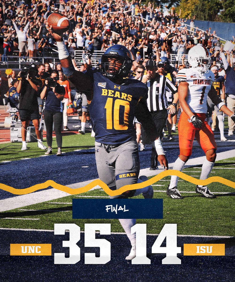The Bears come away with the win in a dominant performance at home! #GetUpGreeley🐻🏈