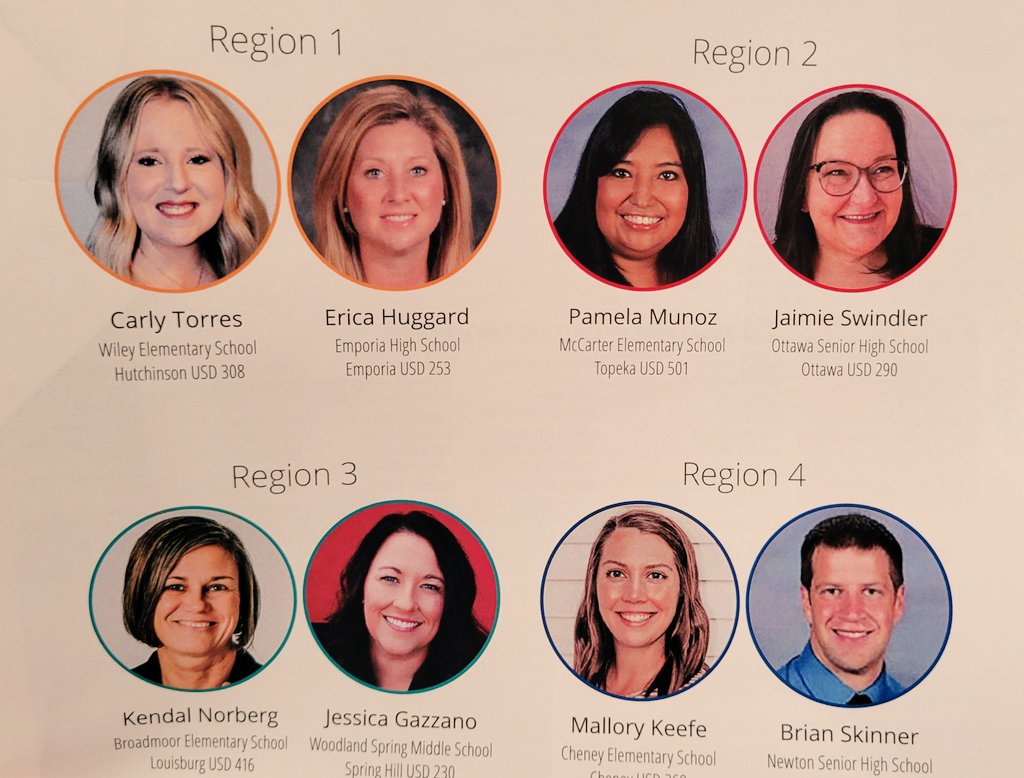 ksdehq's tweet photo. These eight amazing educators are your 2023 Kansas Teacher of the Year finalists. #2023KTOY https://t.co/n7PJ2RQ6r0