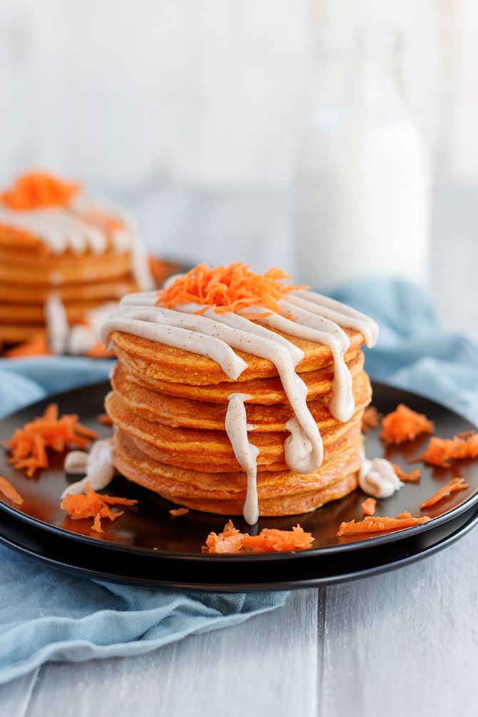 JennMeyering84's tweet photo. Classic carrot cake lightened up and made into some protein pancakes that is a perfect breakfast any day of the week.

https://t.co/GL6RHv8AeX https://t.co/4Z98KiCqav