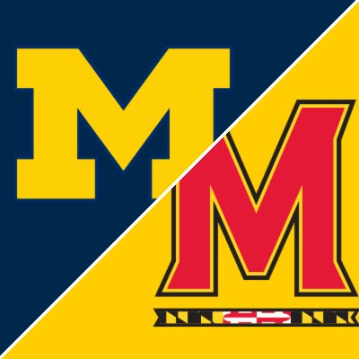 Sanchez_AMS_'s tweet photo. Michigan played just good enough to win at home. Maryland played great. They will be a factor in the Big 10 this year. https://t.co/nEGvYIO3XC
