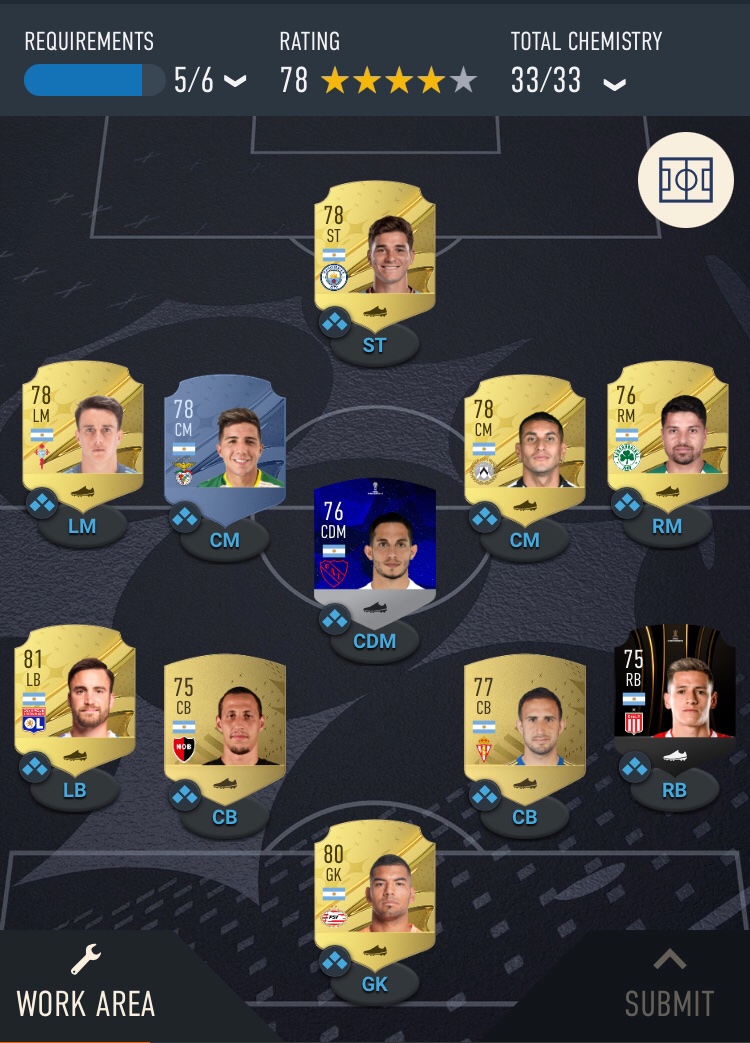AverageUTPlayer's tweet photo. Cheapest First XI SBC solution for 13k. Hopefully they fix it soon. #FUT23 #FIFA23 #FUTWEBAPP https://t.co/OmW08cXaUj