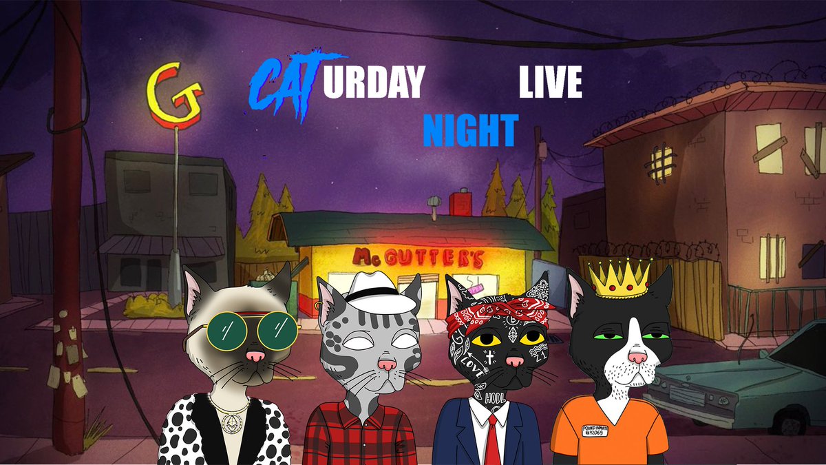 GWPnft's tweet photo. It is the final Caturday of Q3 and CNL is back at it again! Tonight we will discuss...

- #GUTTERCON22 Recap
- Latest DNA 2 Teasers
- The hit @GTVPrimetime Debut

See you there! Gang MF Gang https://t.co/ndUwA3fmgk