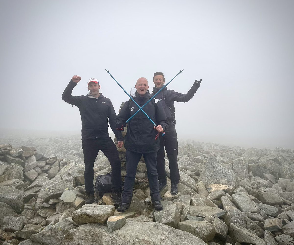 SharePickers's tweet photo. PEAK 10 DONE! 33km complete. 

Now it’s downhill!!!

I just want to sit or lie down - got 2km to get to the car. Never thought I’d look forward to sitting in a car so much 😀

Thank you so much if you donated (if not please consider a tenner) 👏👇👍
https://t.co/ry3miOQDFg https://t.co/JHpYAnDJTw