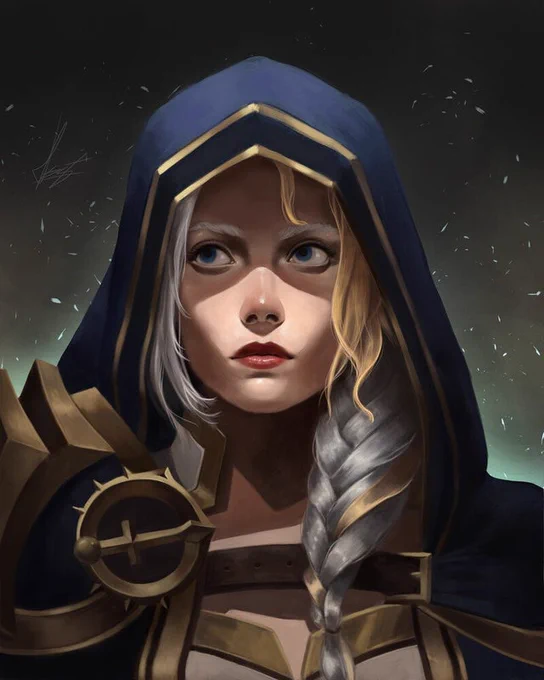 Jaina Proudmoore, by Stefan Kostic 