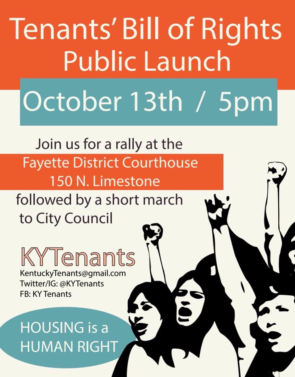 We need a Tenants’ Bill of Rights. Join us for a rally and march to City Council on October 13 at 5pm: fb.me/e/3N1ja5mu7
