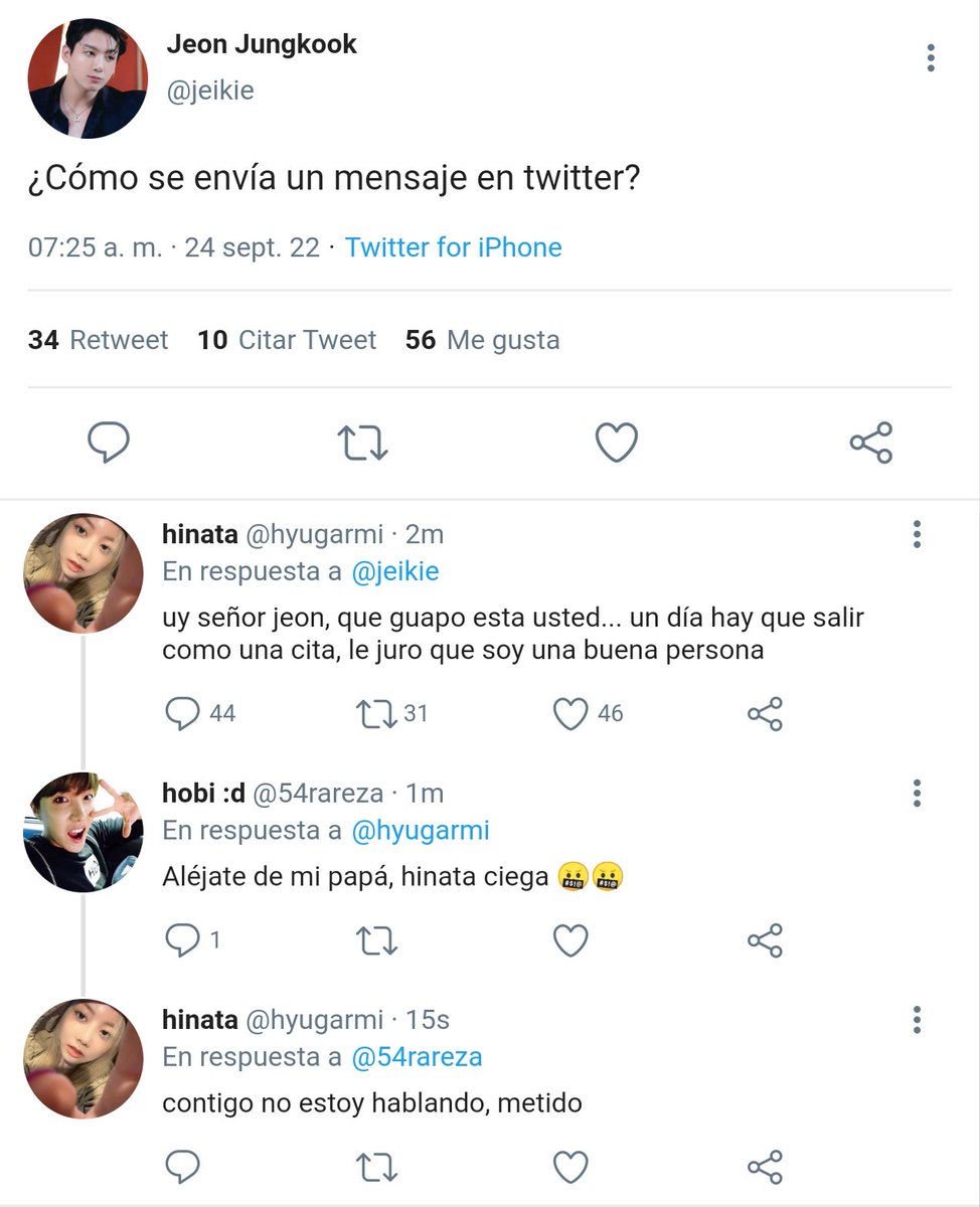 thvergotaa's tweet photo. un #taekookau donde jk le envía un mensaje por equivocación al mejor amigo de su hijo. https://t.co/x593XOmHYe