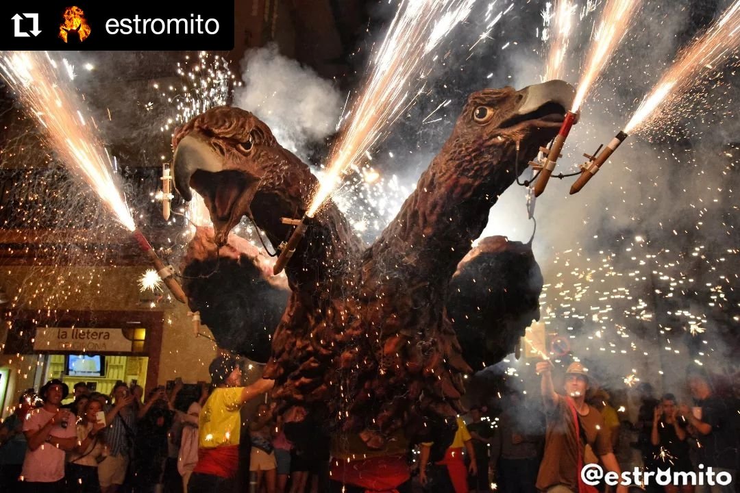 aliguesdecat's tweet photo. #Repost @estromito
De terres lleidatanes al cor de la Vila
Correfoc de la Festa Major de Gràcia, 2022
#cremablat #correfoc #fmgràcia22 #bestiesdefoc #barcelona #catalunya_art #culturapopular #igerscatalunya @catalunya_art #aliguesdecatalunya #fire #eagle #ceptrot
#AligaDeTremp https://t.co/L5gE3Ie4we