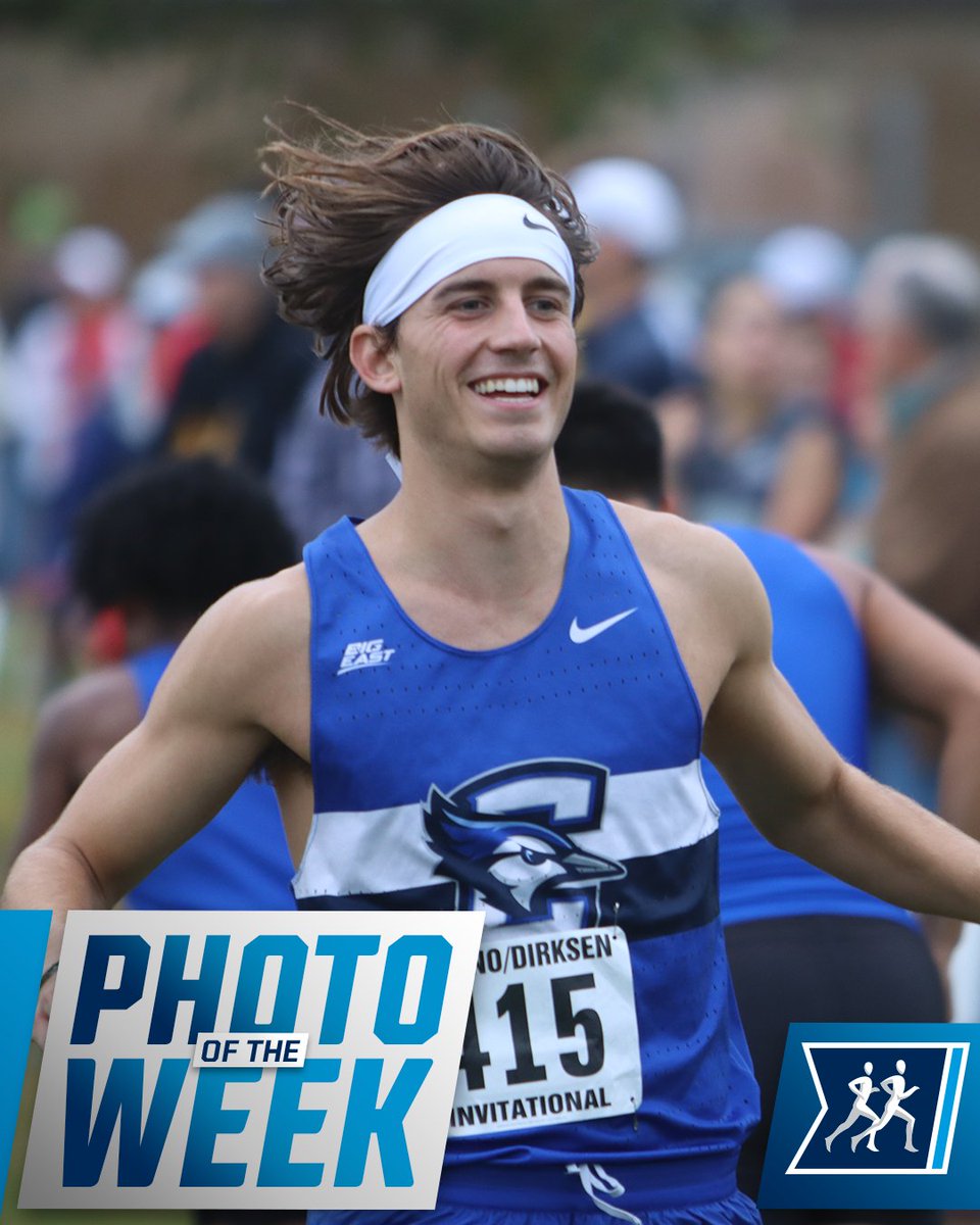 Your #NCAAXC Photo of the Week! 📸👟

<a href="/CreightonXC/">Creighton XCTF</a> is all smiles with this win 😄