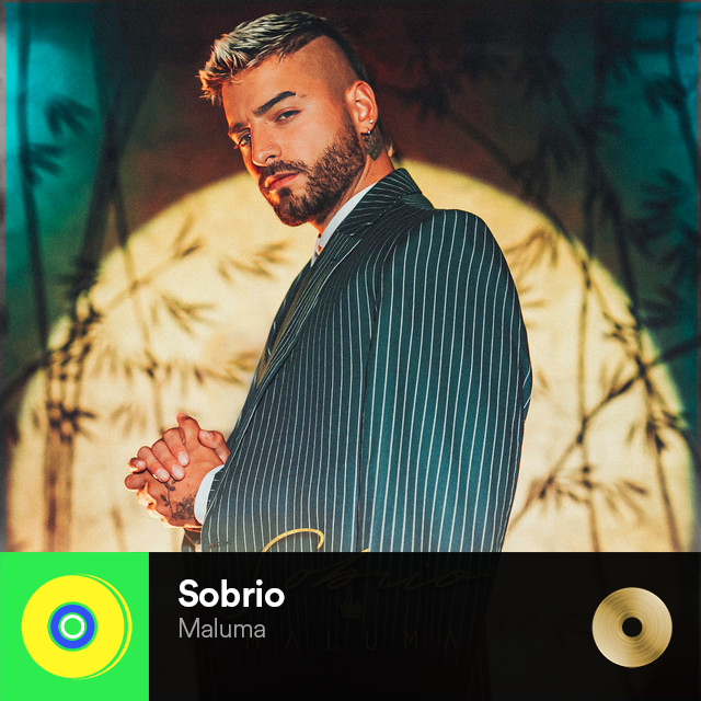 BrasilCertified's tweet photo. .@maluma "Sobrio" — Ouro (1x) 20.000 cópias vendidas. https://t.co/LWd61wP8vm