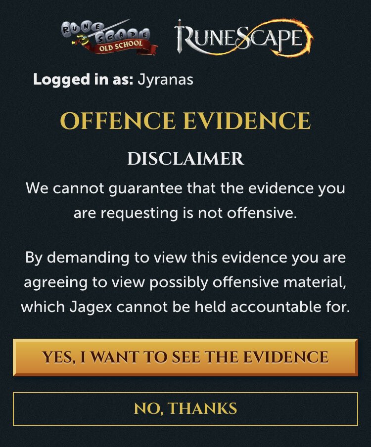 Jyranashelp's tweet photo. @Arkevon @MatthewPelepek @OldSchoolRS @JagexSupport @RuneScape @JagexAsh I wouldn’t rwt on this account I would use a level 3 account or something like that’s dumb my other accounts didn’t get ban so shady I spend years playing this game got deleted for nothing it’s depressing @JagexSupport @JagexAsh @OldSchoolRS  @RuneScape https://t.co/c8fFaiFT0b