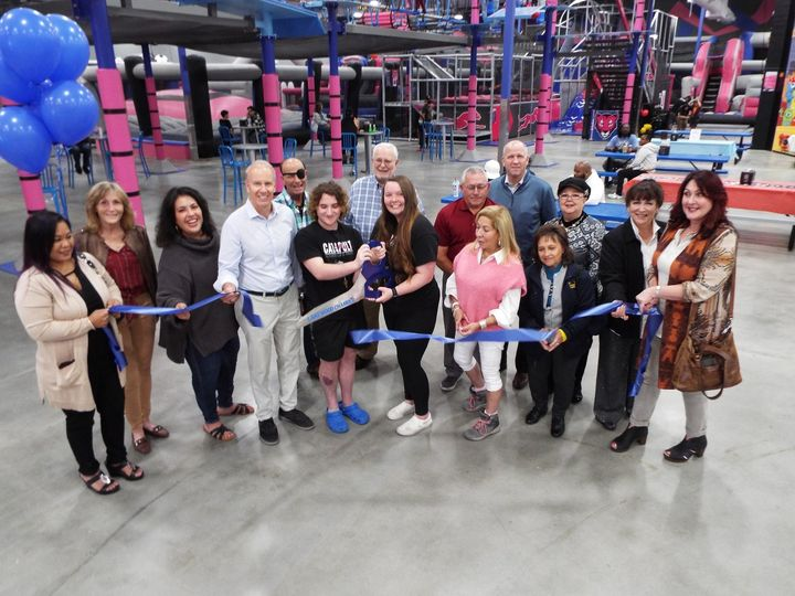 Blue Ribbon Cutting at Catapult Adventure Park in Lakewood, our city's newest venue.  What a cool place for kids, sports teams, corporate events and more!