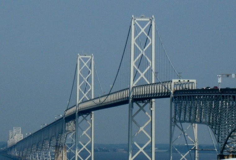 TheWriteBarnes's tweet photo. The geek in me loves reading about scary bridges, so here are some of the scariest bridges in the US:

1. Chesapeake Bay Bridge - Approx. 200’ high and 4.3 miles long, over open water, this bridge is a doozy. Drivers recall panic attacks driving over this bridge. https://t.co/i8lg0vuhZp