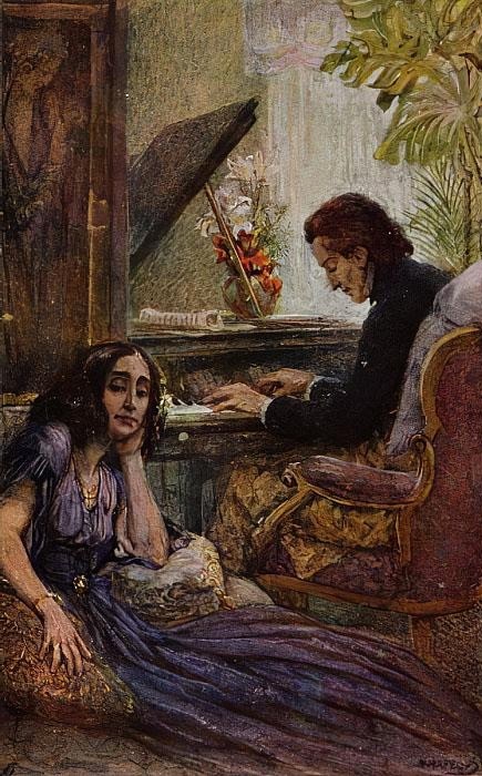 artpendix's tweet photo. ๐นNever stop chasing music, even if it hurts. Classics are still on the air, we love Saturdays' Chopin.
George Sand Listening to Frederic Chopin Play the Piano
1917
#chopin #artpendix #music #classicart @artpendix #arthistory #art #kunst https://t.co/sQBFvJ41Wm