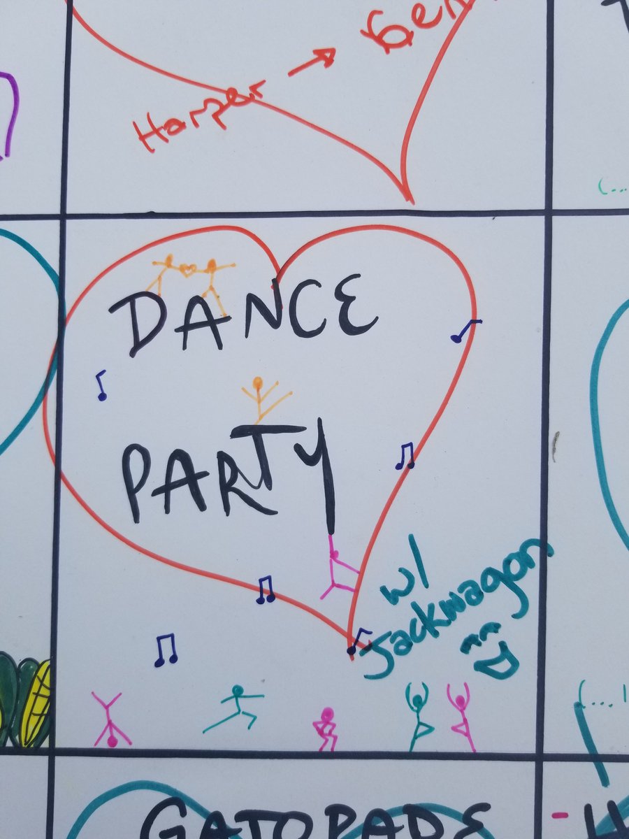 Couldn't catch a break (literally) dance party gave us another bingo though!!!