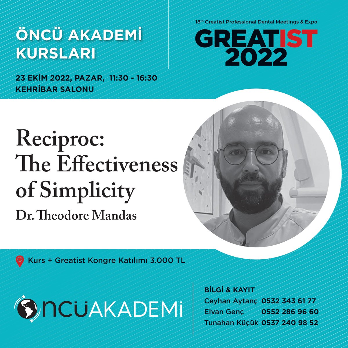 greatistpro's tweet photo. Oncu Academy delivers its hands-on courses in the scope of GREATIST, one of the most important dental events in Europe. https://t.co/lDvIpAd2j5