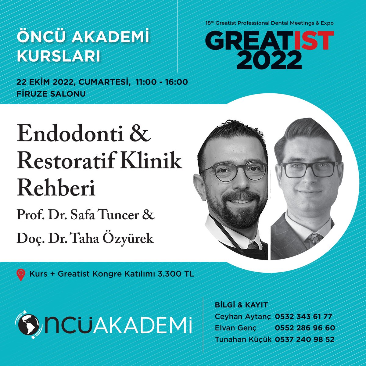 greatistpro's tweet photo. Oncu Academy delivers its hands-on courses in the scope of GREATIST, one of the most important dental events in Europe. https://t.co/lDvIpAd2j5