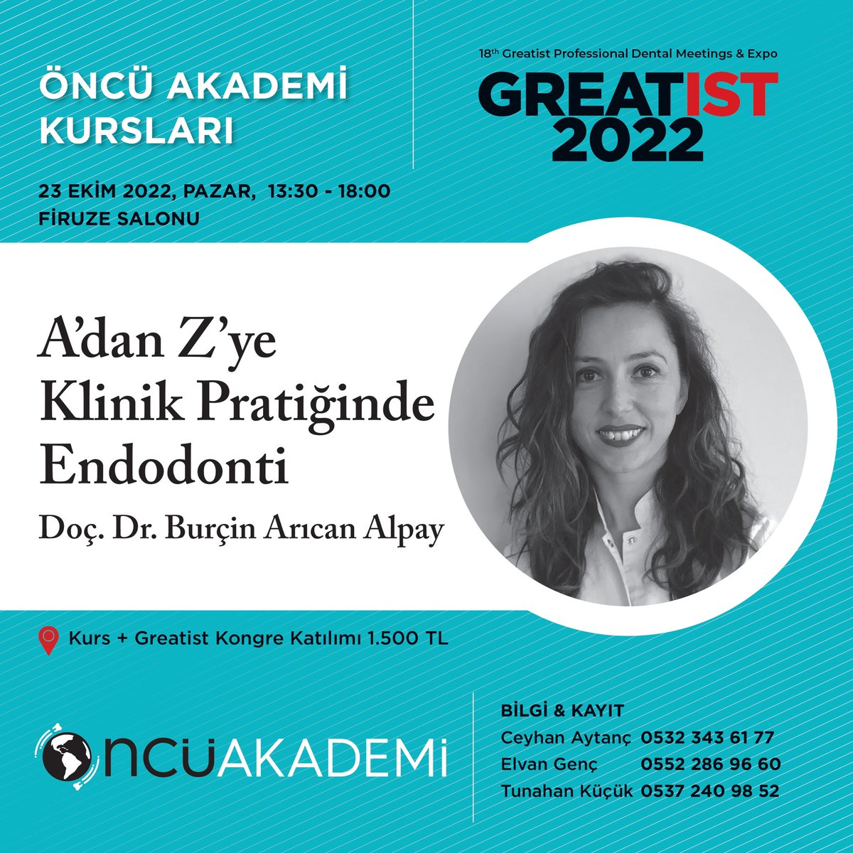 greatistpro's tweet photo. Oncu Academy delivers its hands-on courses in the scope of GREATIST, one of the most important dental events in Europe. https://t.co/lDvIpAd2j5