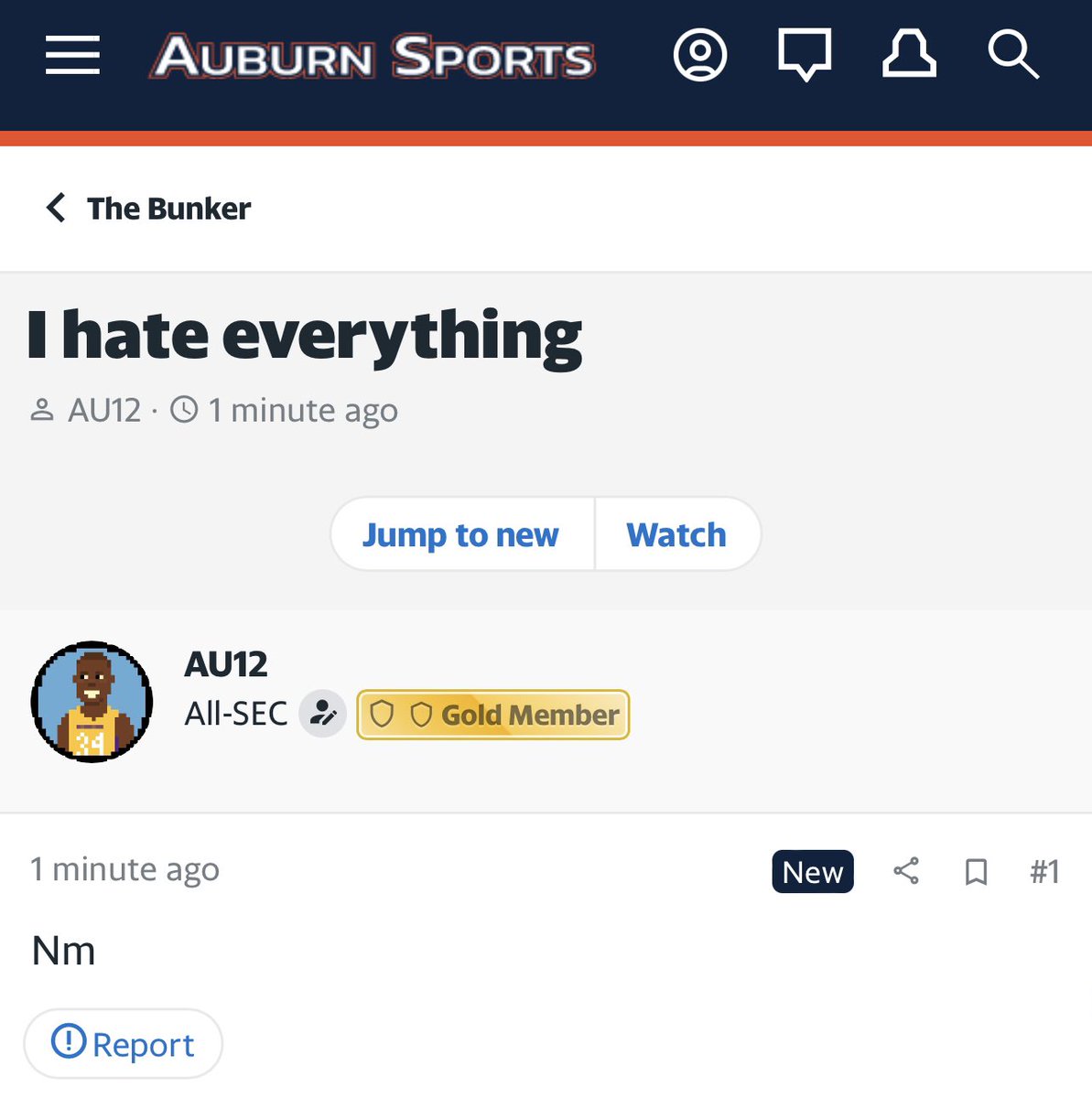 Message Board Geniuses on Twitter "Auburn wins! MeltdownAlert 