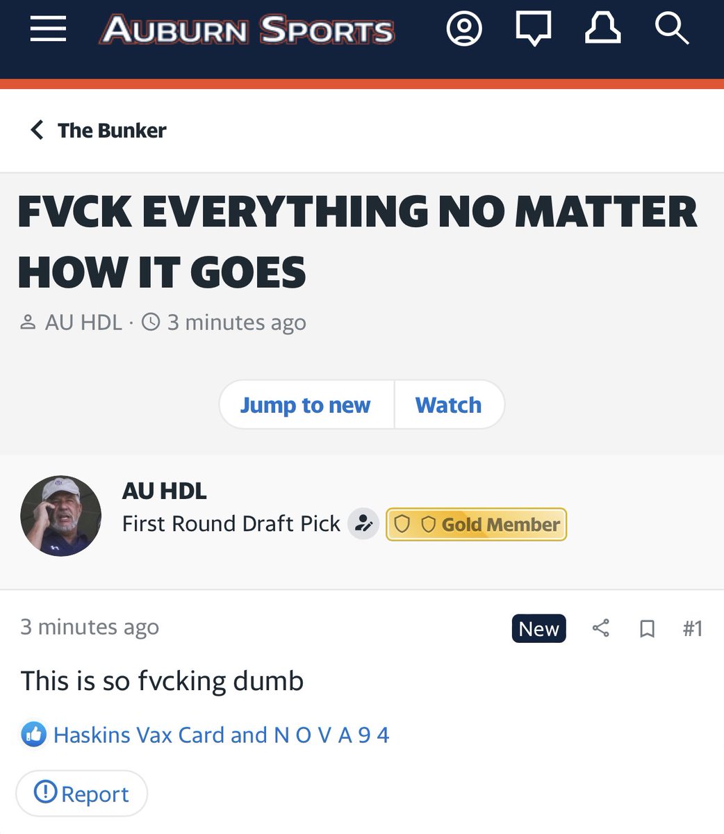 Message Board Geniuses on Twitter "Auburn wins! MeltdownAlert 