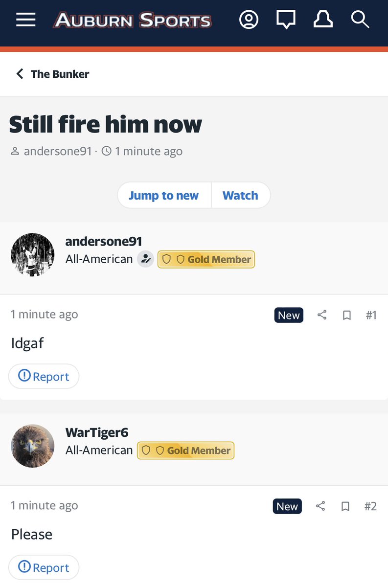 Message Board Geniuses on Twitter "Auburn wins! MeltdownAlert 