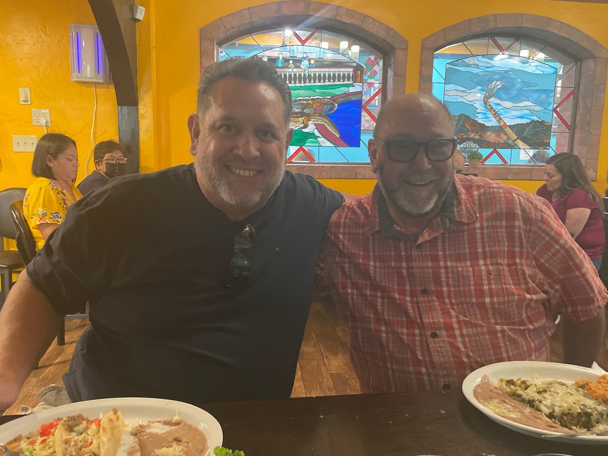 Today I had the pleasure of having lunch with my old friend John Schwager and his wife. We ate at L&amp;J the only place to take a good friend for lunch. I appreciate you John .