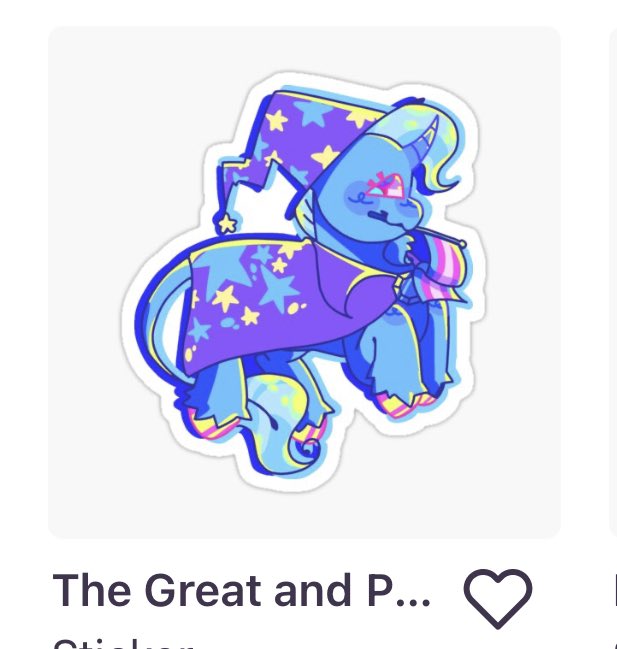 hyliiac's tweet photo. hullo everyone! this is just for fun so do not feel pressured, I’ve put my Trans Trixie art up as a sticker/magnet/pin on RB! feel free to check it out if ur interested at all, link below || #MLP #mylittlepony #trixielulamoon https://t.co/Tv0x4Fr4xw