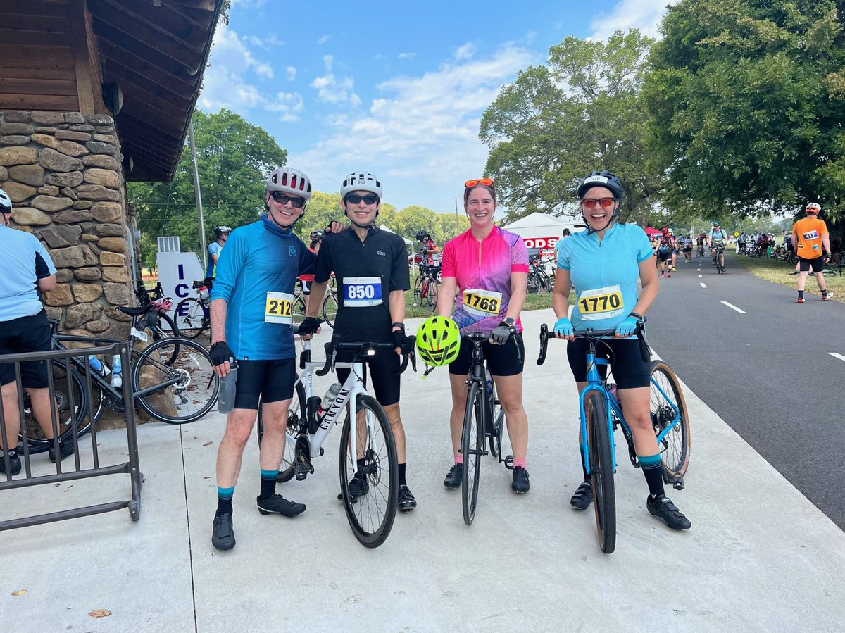 #UAMSIR rides big dam bridge. Good work team!!