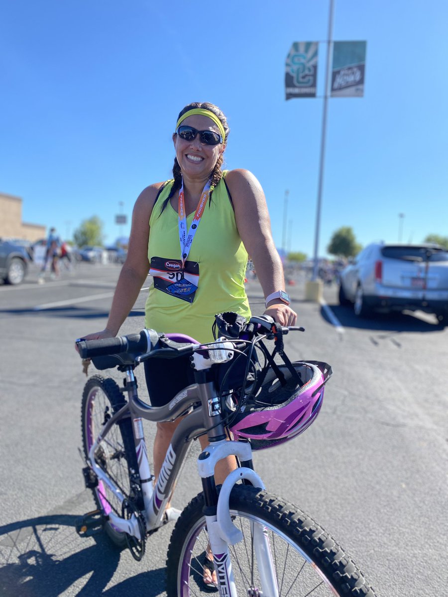 DanielleLerner's tweet photo. We did it!!! 

The 5K at the end wasn’t pretty 😂 but my gosh did it feel good to cross that finish and see @alporteous1 and our girls right there cheering me on! 

Such a fun experience and I’ll definitely be back next year! 

#MesaSprintTriathlon #WhyITri https://t.co/lR0UlKgAsH