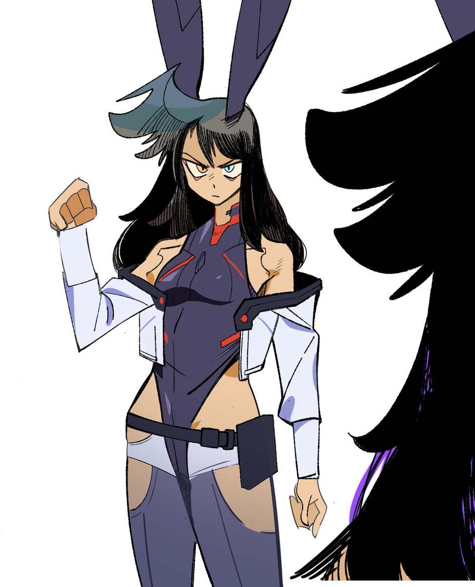 I put my OC in Lucy 's outfit #CyberpunkEdgerunners