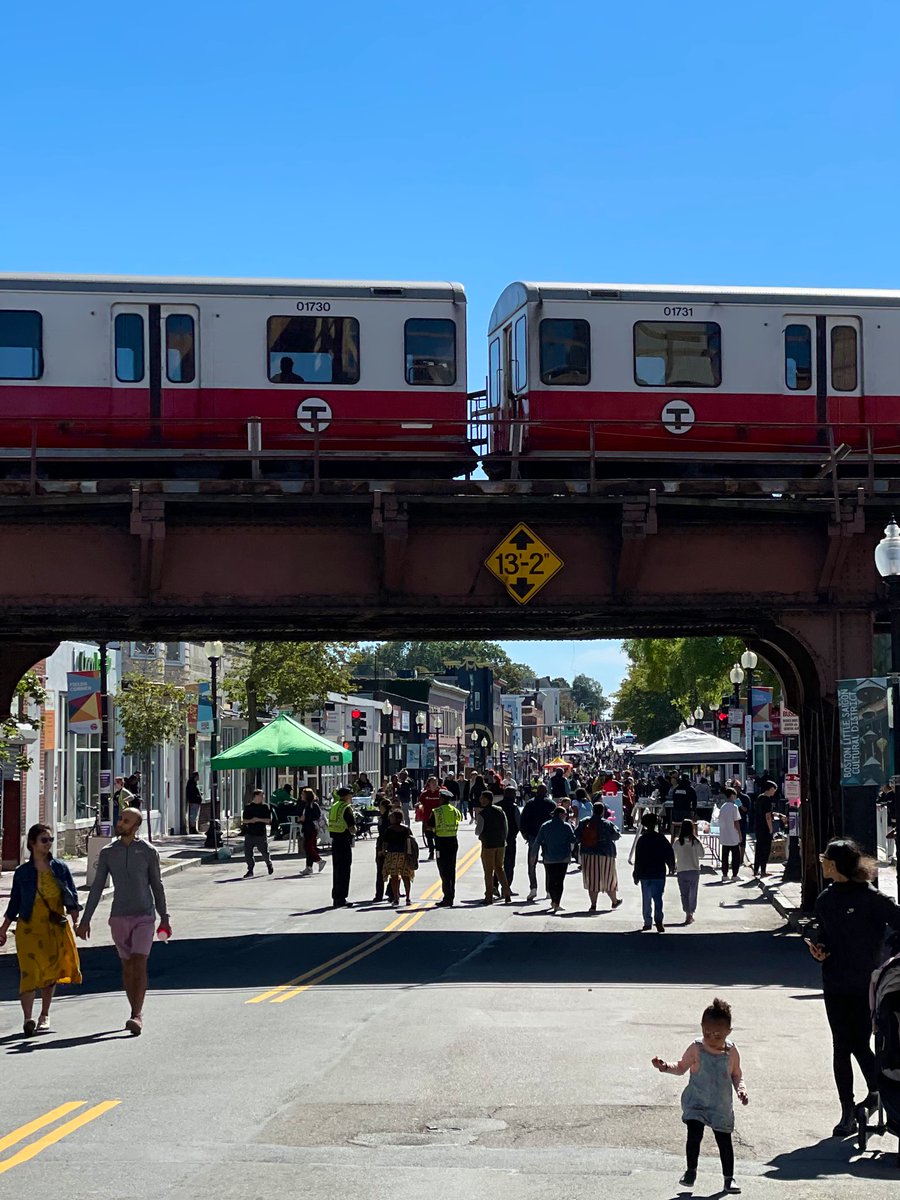 Joyful, sunny finale to #OpenStreetsBoston on Dot Ave today. So grateful to the city staff, small businesses, and neighbors who bring these community celebrations to life.