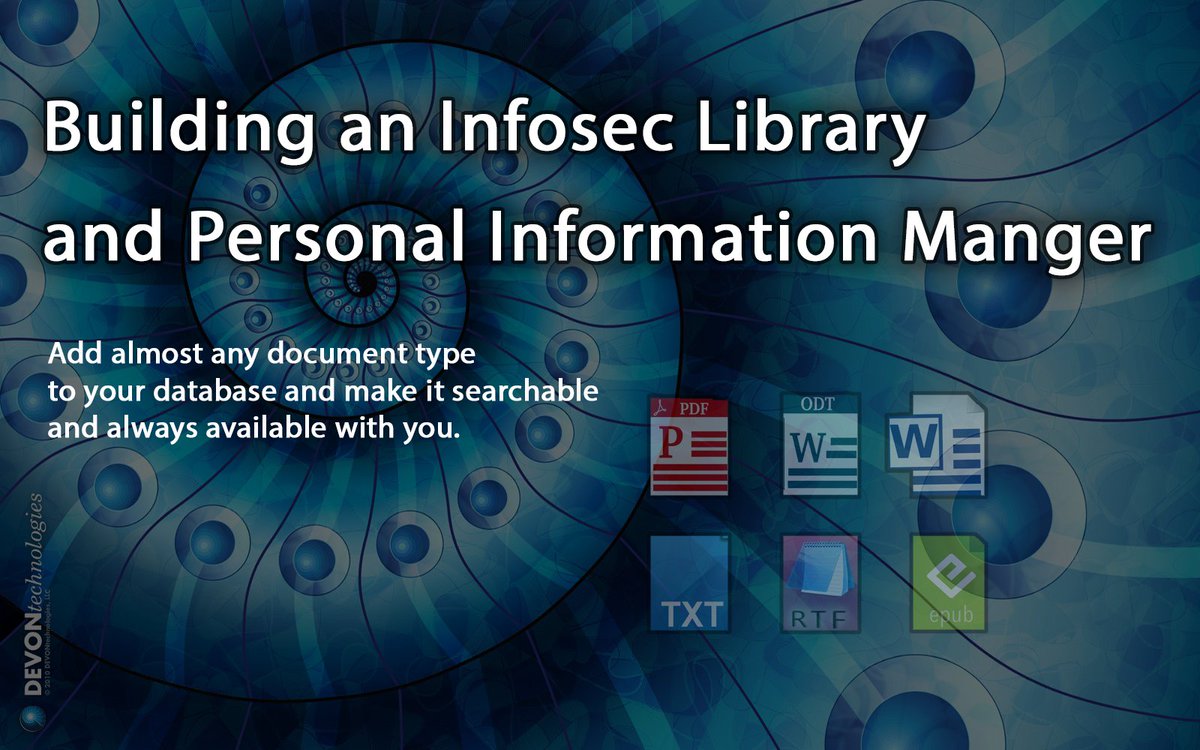 Cyber_Tom_0x00's tweet photo. cybersecurity pros need some kind of information library to manage their research, notes, eBooks, documents and web scrapes in this information rich world. Here is how I do it.
https://t.co/NjcBLWGuGJ 
#informationmanagement #cybersecurity #infosec #cyberthreatintelligence https://t.co/puurUynT6k