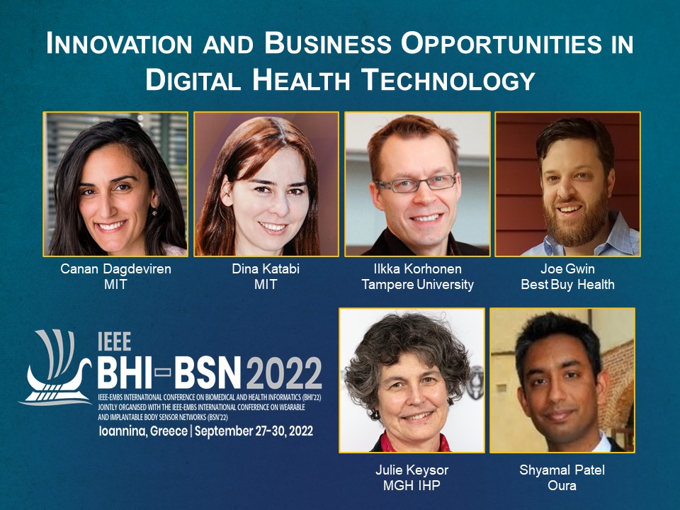 Ali Hashemi and I are excited about announcing this panel session at BHI-BSN 2022 bhi-bsn-2022.org #DiGiTALhealth #Wearables #aging