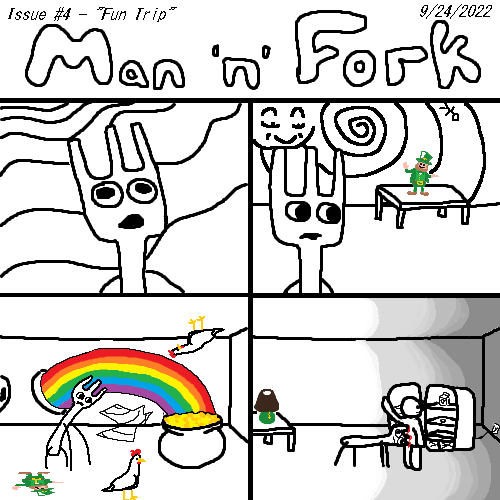 ManAndFork's tweet photo. Issue #4 - "Fun Trip" - September 24, 2022 https://t.co/dVXVe5RaqP