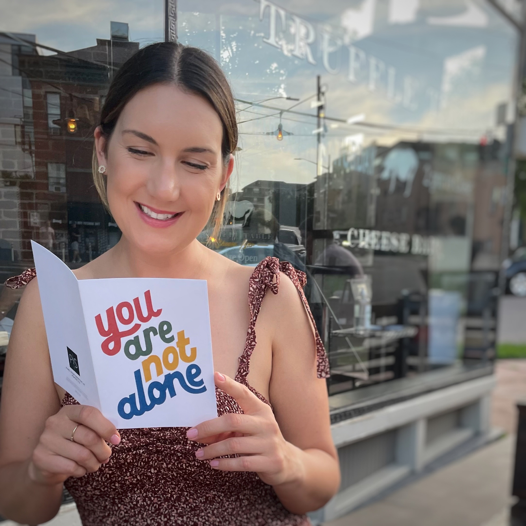pspostco's tweet photo. Through the highs and lows of life, it’s always nice to be reminded you are not alone. Can you think of someone in your life who could use this reminder? We know just the card to send 😉
#psposted #youarenotalone #community #greetingcard #shopsmallbusiness #greetingcarddesig https://t.co/Diq6R19XaN