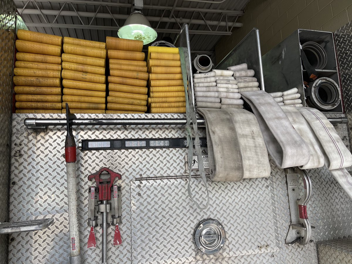 Honored to work with firefighters that agree that this is important work on a Saturday. #HoseBed #AintGottaGetReady if you #StayReady
