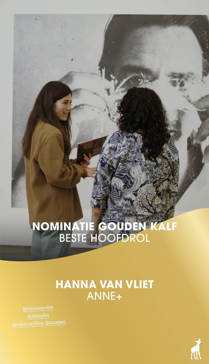 anneplusseries's tweet photo. Gouden Kalf nominaties voor Hanna van Vliet (Beste Hoofdrol) en Jouman Fattal (Beste Bijrol) 🤩@Nedfilmfestival #goudenkalverengala https://t.co/SMxnxWGC8P