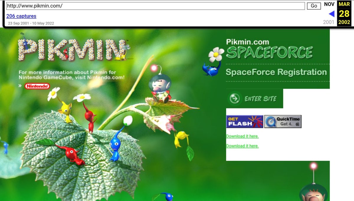 ROGUETROOPER732's tweet image. Has anyone played pikmin spaceforce? It was a flash game on the pikmin website from 2002 and I haven't seen any footage of the game anywhere, nor the game archived anywhere to be played. #lostgame #pikmin