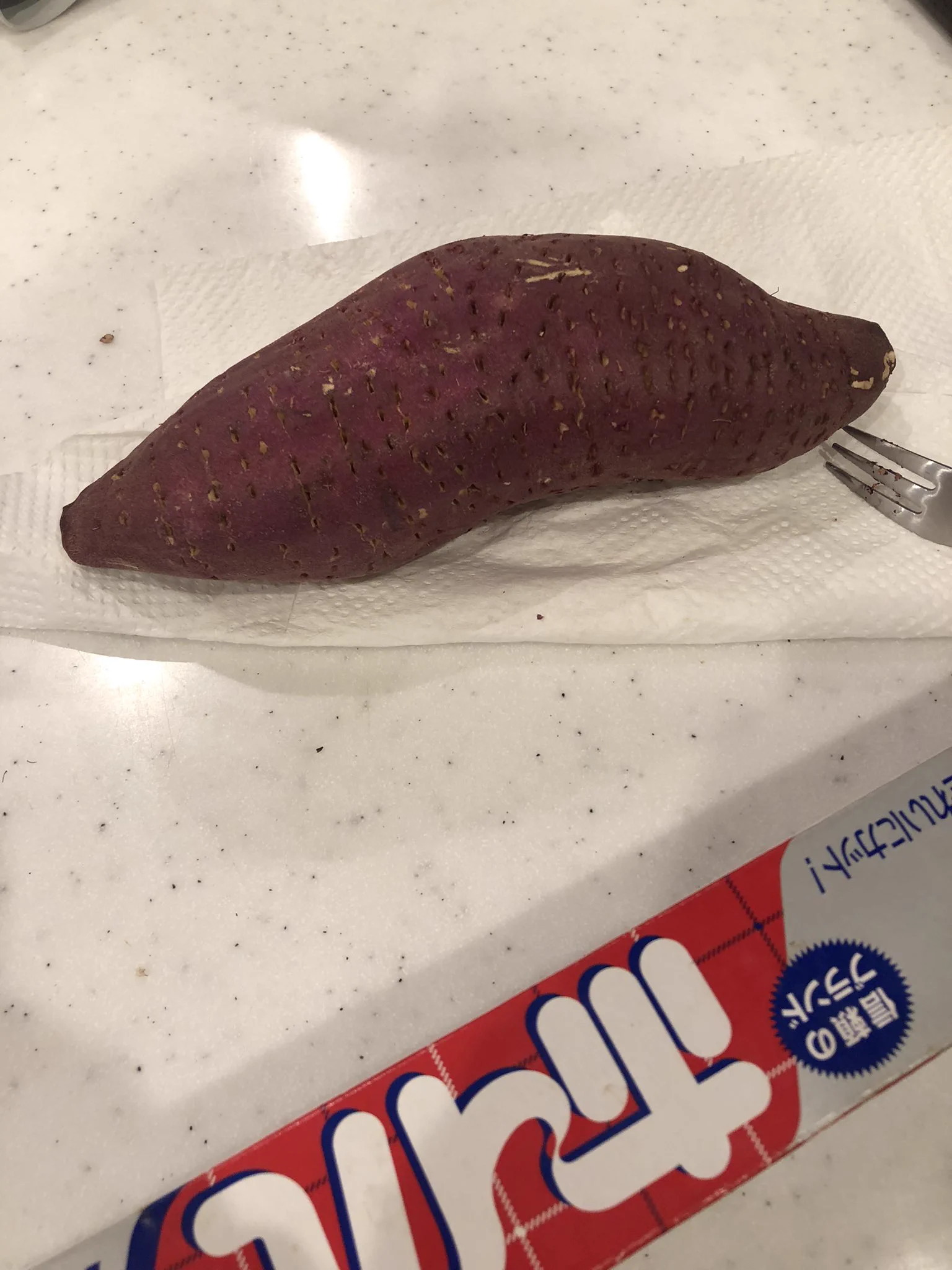 @nnnchanpoyon お芋さんカチカチに硬くなって食感バサバサになりました。 