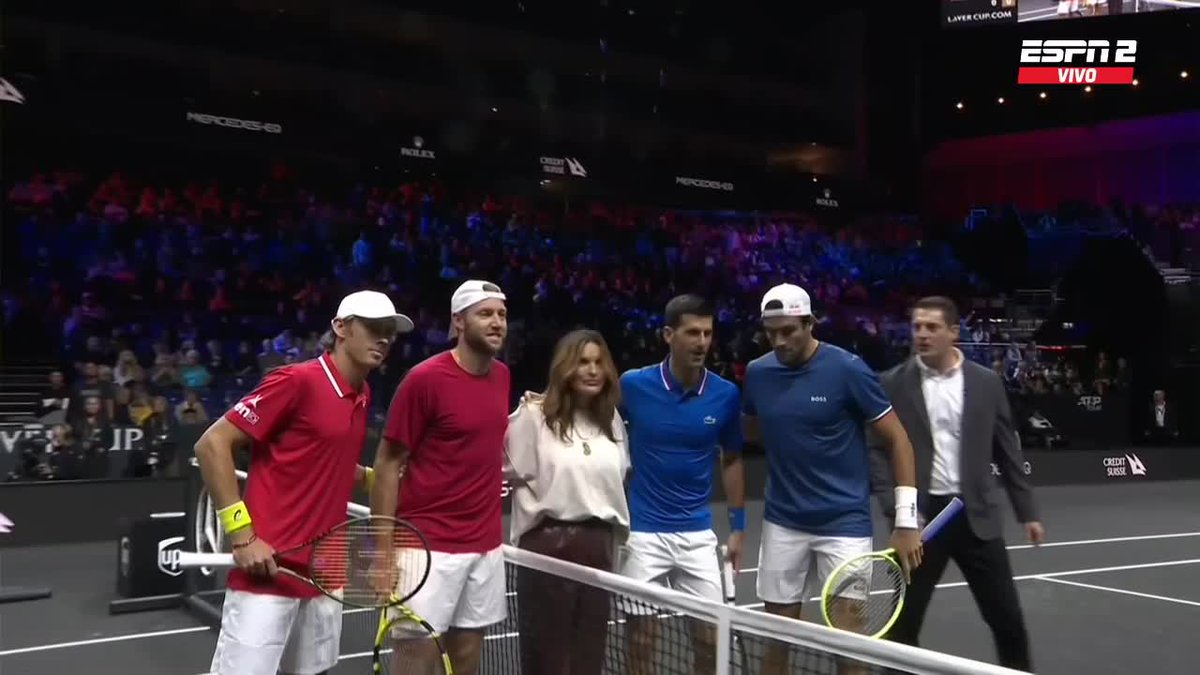 Fer63134015's tweet photo. @mariska  @LaverCup ❤️❤️❤️❤️🎾🎾🎾 https://t.co/aeI7FI8tfI