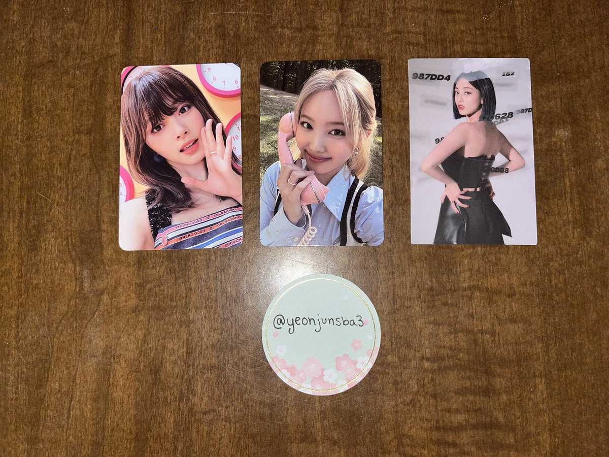 h0bish0me's tweet photo. a thread!
hiii!! im looking to trade these for any of these other pcs! i pulled duplicates! pls look at my insta if you are interested or leave a comment under this tweet!
~ pls rt USA ONLY
#twice #TWICE_Talkthattalk #twicepc #TWICE https://t.co/LZ9i6ZOjNG