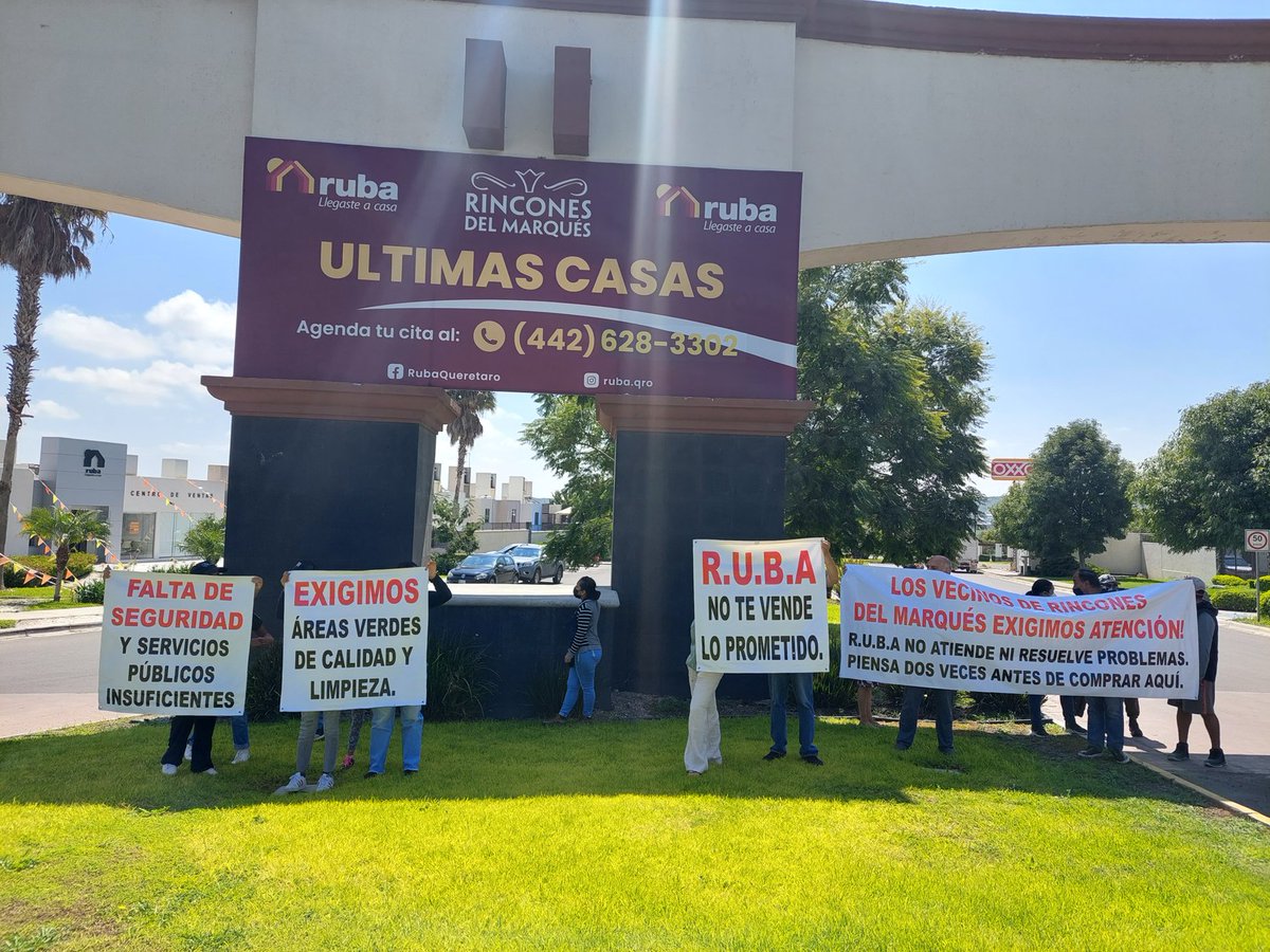 Rinc_DelMarques's tweet photo. @CasasRuba @RubaQrotuhogar
#RUBANOCUMPLE @Rinc_DelMarques Vecinos de #RinconesdelMarques exhijimos soluciones. No son una o dos Rinconadas las inconformes, somos los que aquí vivimos... https://t.co/MJ6Dl7kAyw