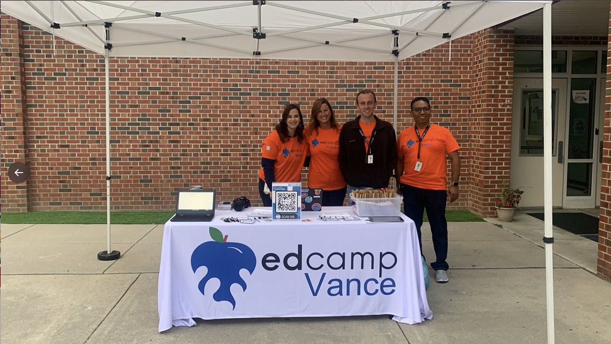 EdCampVANCE's tweet photo. It was an amazing day at Edcamp Vance! Thank you to all of our organizers (including those not pictured) for all of your hard work! Stay tuned for updates on the next EdCamp Vance. https://t.co/6KTIPPwQYM
