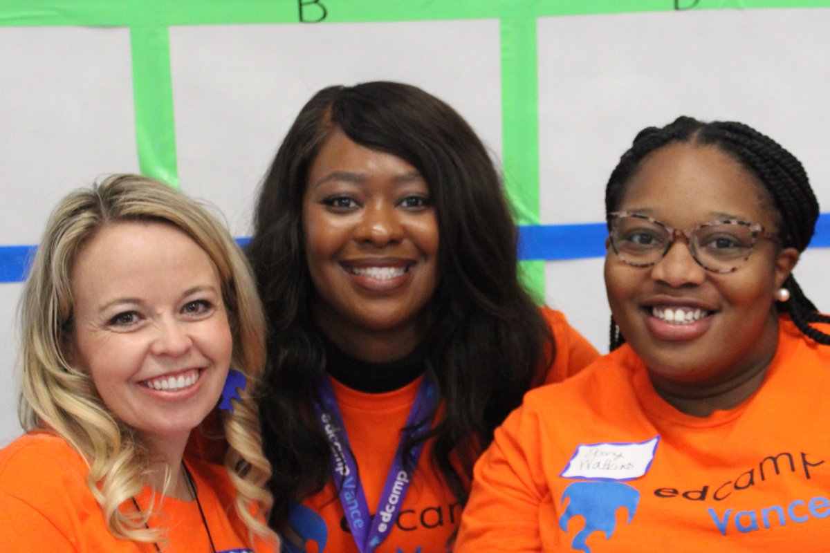 EdCampVANCE's tweet photo. It was an amazing day at Edcamp Vance! Thank you to all of our organizers (including those not pictured) for all of your hard work! Stay tuned for updates on the next EdCamp Vance. https://t.co/6KTIPPwQYM