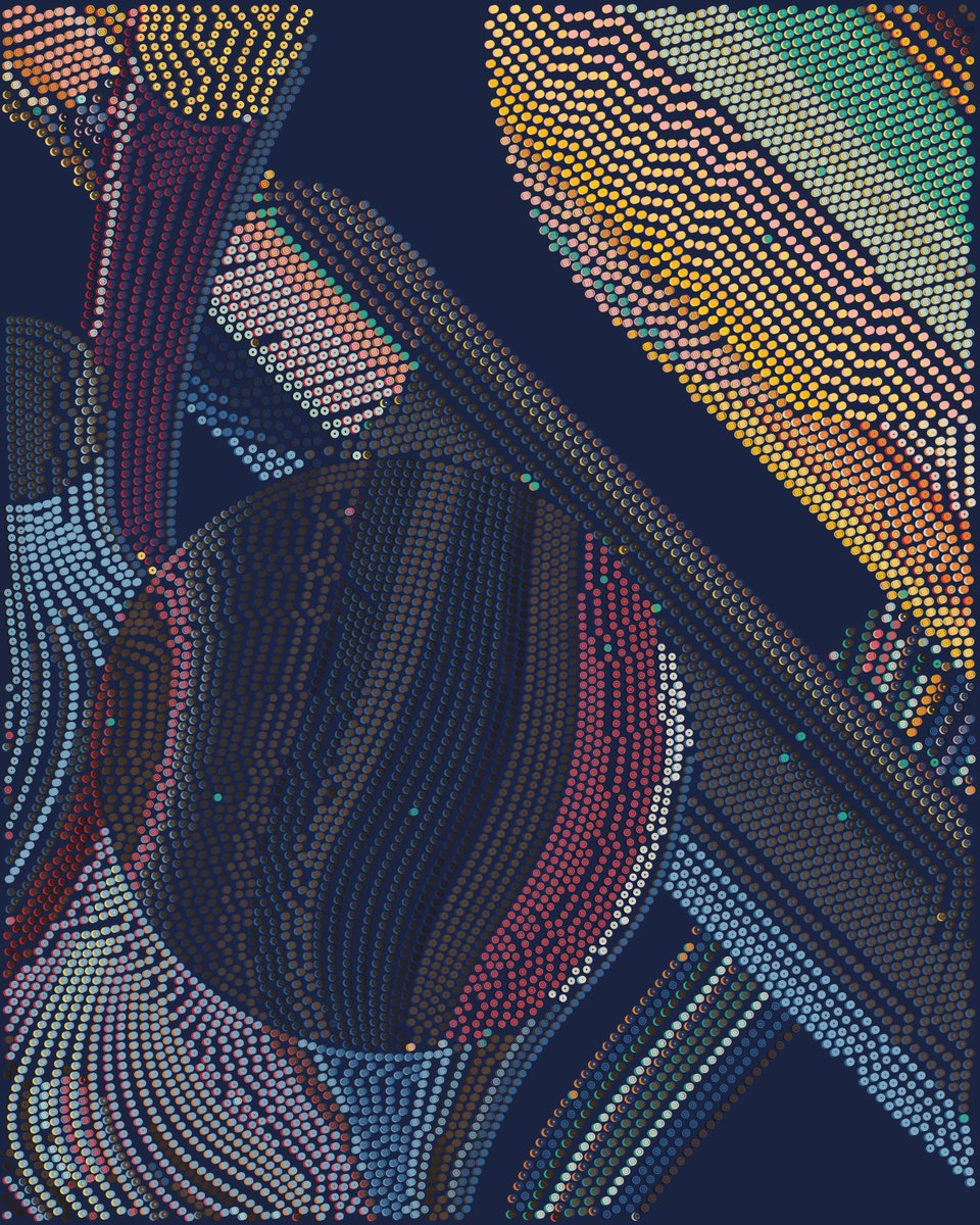 GustavMint's tweet photo. #QQLcontest 
"Human Planets"

As a team manager, I manage humans. Humans are literally their own worlds. They move in their own time and in different directions in the same space. This artwork is a snapshot of it. Human planets.

https://t.co/S9PIxbEkPD https://t.co/oOgHROEzIV
