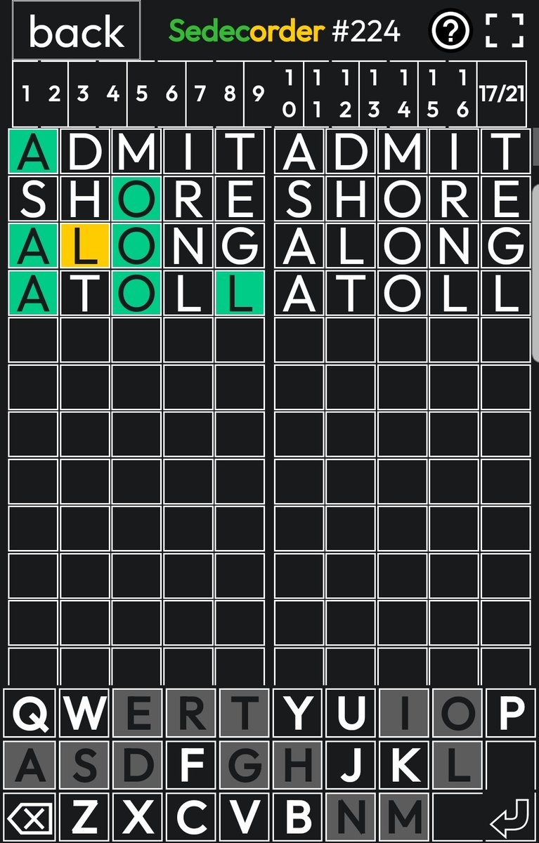 Can anyone see what this word could be?
I'm stumped.
ATOLL was the only possibility but T is already ruled out in line 1.